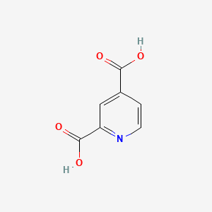 Pyridine-2,4-dicarboxylic acid chemical structure (CAS 499-80-9)