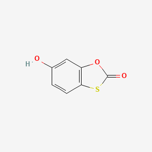 6-Hydroxybenzo[d][1,3]oxathiol-2-one chemical structure (CAS 4991-65-5)
