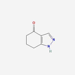 6,7-Dihydro-1H-indazol-4(5H)-one chemical structure (CAS 499206-33-6)