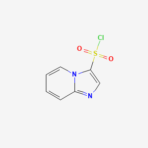 Imidazo[1,2-a]pyridine-3-sulfonyl chloride chemical structure (CAS 499770-78-4)