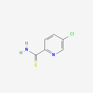 5-Chloropyridine-2-carbothioamide chemical structure (CAS 499796-72-4)