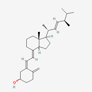 (S,Z)-3-((E)-2-((1R,3aS,7aR)-1-((2R,5R,E)-5,6-Dimethylhept-3-en-2-yl)-7a-methylhexahydro-1H-inden-4(2H)-ylidene)ethylidene)-4-methylenecyclohexanol chemical structure (CAS 50-14-6)