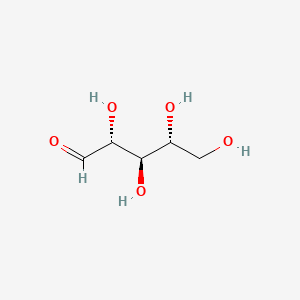 (2R,3R,4R)-2,3,4,5-Tetrahydroxypentanal chemical structure (CAS 50-69-1)