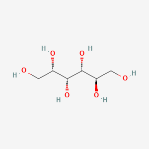(2R,3R,4R,5S)-Hexane-1,2,3,4,5,6-hexaol chemical structure (CAS 50-70-4)