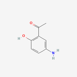 1-(5-Amino-2-hydroxyphenyl)ethanone chemical structure (CAS 50-80-6)