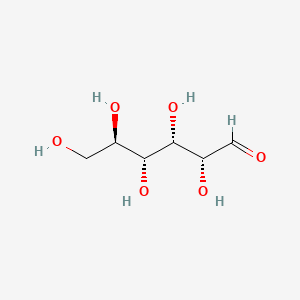 (2R,3S,4R,5R)-2,3,4,5,6-Pentahydroxyhexanal chemical structure (CAS 50-99-7)