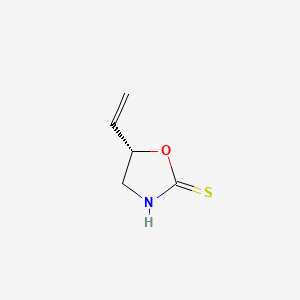 (S)-5-Vinyloxazolidine-2-thione chemical structure (CAS 500-12-9)