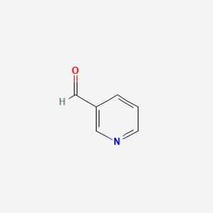 Nicotinaldehyde chemical structure (CAS 500-22-1)