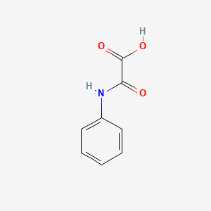 2-Oxo-2-(phenylamino)acetic acid chemical structure (CAS 500-72-1)