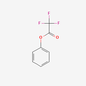 Phenyltrifluoroacetate chemical structure (CAS 500-73-2)