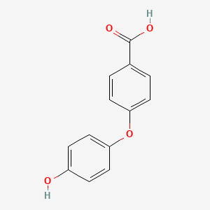 4-(4-Hydroxyphenoxy)benzoic acid chemical structure (CAS 500-76-5)