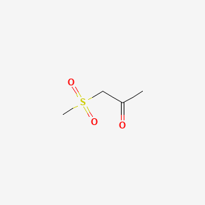 1-(Methylsulfonyl)propan-2-one chemical structure (CAS 5000-46-4)