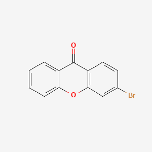3-Bromo-9H-xanthen-9-one chemical structure (CAS 500286-36-2)