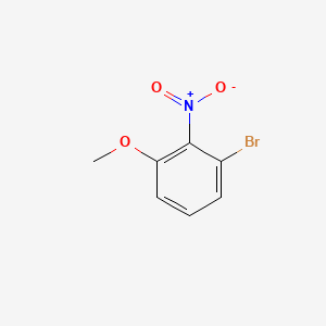 1-Bromo-3-methoxy-2-nitrobenzene chemical structure (CAS 500298-30-6)