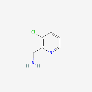 (3-Chloropyridin-2-yl)methanamine chemical structure (CAS 500305-98-6)