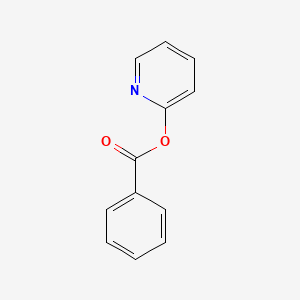 Pyridin-2-yl benzoate chemical structure (CAS 5005-35-6)
