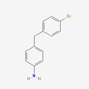 4-(4-Bromobenzyl)aniline chemical structure (CAS 500579-43-1)