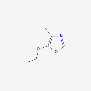 5-Ethoxy-4-methyloxazole chemical structure (CAS 5006-20-2)