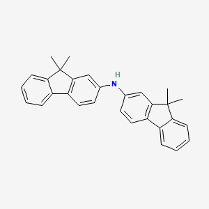 Bis(9,9-dimethyl-9H-fluoren-2-yl)amine chemical structure (CAS 500717-23-7)