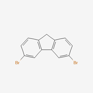 3,6-Dibromo-9H-fluorene chemical structure (CAS 500901-89-3)