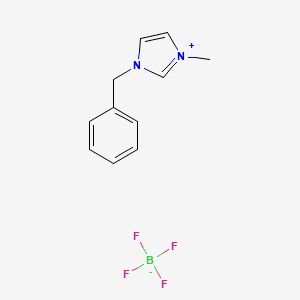 1-Benzyl-3-methyl-1H-imidazol-3-ium tetrafluoroborate chemical structure (CAS 500996-04-3)