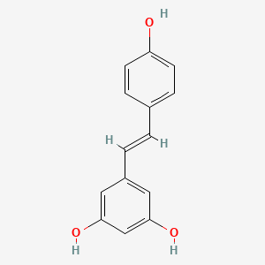 (E)-5-(4-Hydroxystyryl)benzene-1,3-diol chemical structure (CAS 501-36-0)
