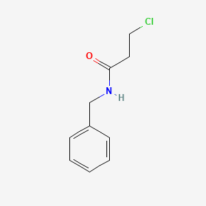 N-Benzyl-3-chloropropanamide chemical structure (CAS 501-68-8)