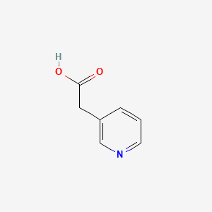 3-Pyridineacetic acid chemical structure (CAS 501-81-5)