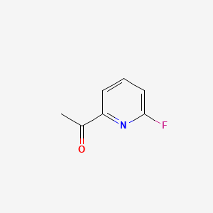 1-(6-Fluoropyridin-2-yl)ethanone chemical structure (CAS 501009-05-8)