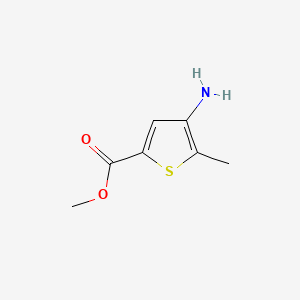 Methyl 4-amino-5-methylthiophene-2-carboxylate chemical structure (CAS 501082-56-0)