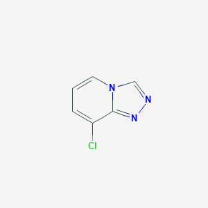 8-Chloro[1,2,4]triazolo[4,3-a]pyridine chemical structure (CAS 501357-89-7)