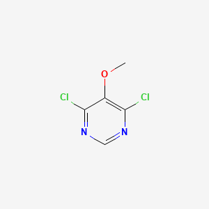 4,6-Dichloro-5-methoxypyrimidine chemical structure (CAS 5018-38-2)