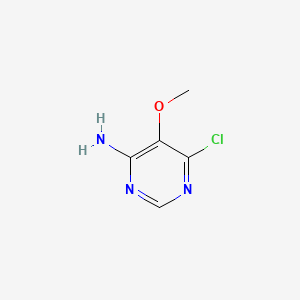 4-Amino-6-chloro-5-methoxypyrimidine chemical structure (CAS 5018-41-7)