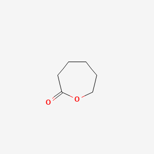 Oxepan-2-one chemical structure (CAS 502-44-3)