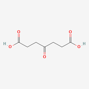 4-Oxoheptanedioic acid chemical structure (CAS 502-50-1)