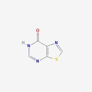 Thiazolo[5,4-d]pyrimidin-7-ol chemical structure (CAS 5021-50-1)