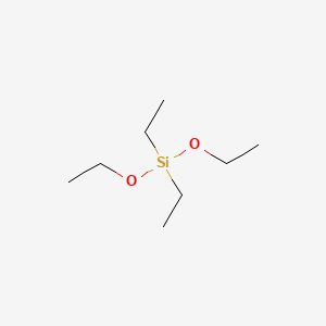 Diethoxydiethylsilane chemical structure (CAS 5021-93-2)