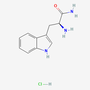 H-Trp-NH2.HCl chemical structure (CAS 5022-65-1)