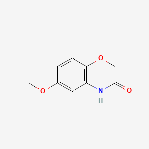6-Methoxy-2H-benzo[b][1,4]oxazin-3(4H)-one chemical structure (CAS 5023-12-1)