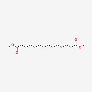 Dimethyl tetradecanedioate chemical structure (CAS 5024-21-5)