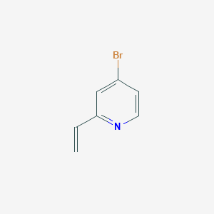 4-Bromo-2-vinylpyridine chemical structure (CAS 502509-20-8)
