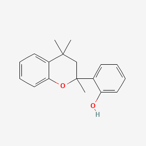 2-(2,4,4-Trimethylchroman-2-yl)phenol chemical structure (CAS 5026-12-0)