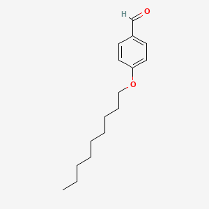 4-(Nonyloxy)benzaldehyde chemical structure (CAS 50262-46-9)