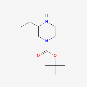 1-Boc-3-Isopropylpiperazine chemical structure (CAS 502649-32-3)