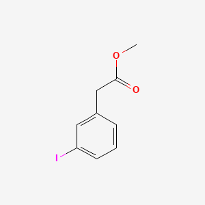 Methyl 2-(3-iodophenyl)acetate chemical structure (CAS 502649-73-2)