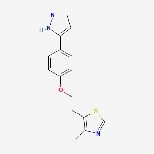 CYP4A11/CYP4F2-IN-1 chemical structure (CAS 502654-40-2)