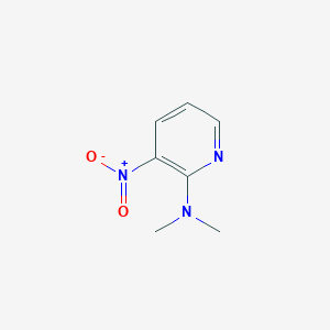 N,N-Dimethyl-3-nitropyridin-2-amine chemical structure (CAS 5028-23-9)