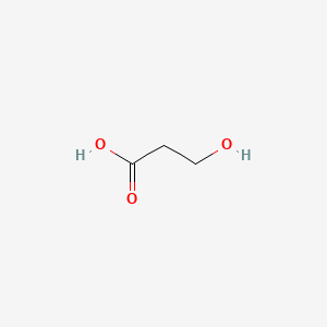 3-Hydroxypropionic Acid (contains varying amounts of 3,3-Oxydipropionic Acid) chemical structure (CAS 503-66-2)