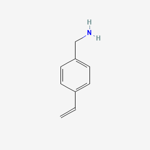 (4-Vinylphenyl)methanamine chemical structure (CAS 50325-49-0)