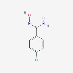 4-Chloro-N-hydroxybenzimidamide chemical structure (CAS 5033-28-3)